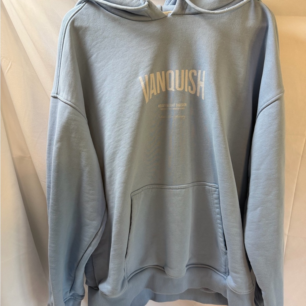 Vanquish Men's Sky Blue Hoodie